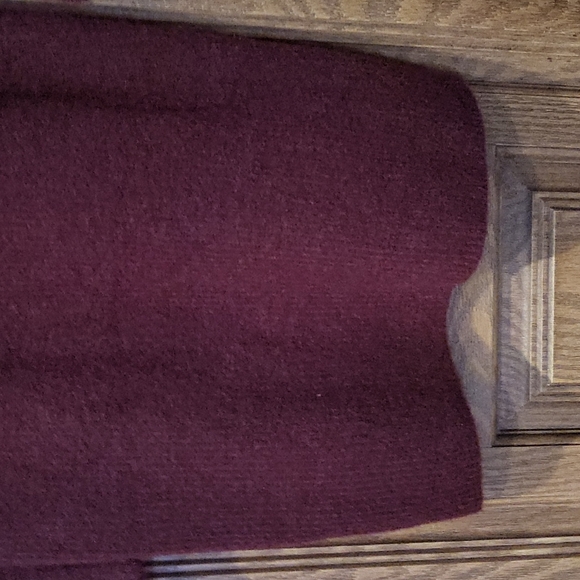Express, cowl neck sweater dress, M, burgundy - Picture 7 of 7